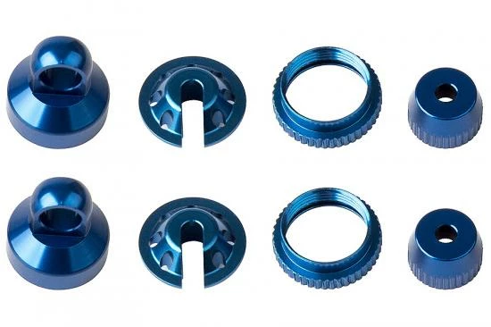 Element RC Enduro Shock Parts - Blue Aluminum - Image 2