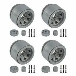 Element RC Enduro Trigon Wheels 1.55In Silver